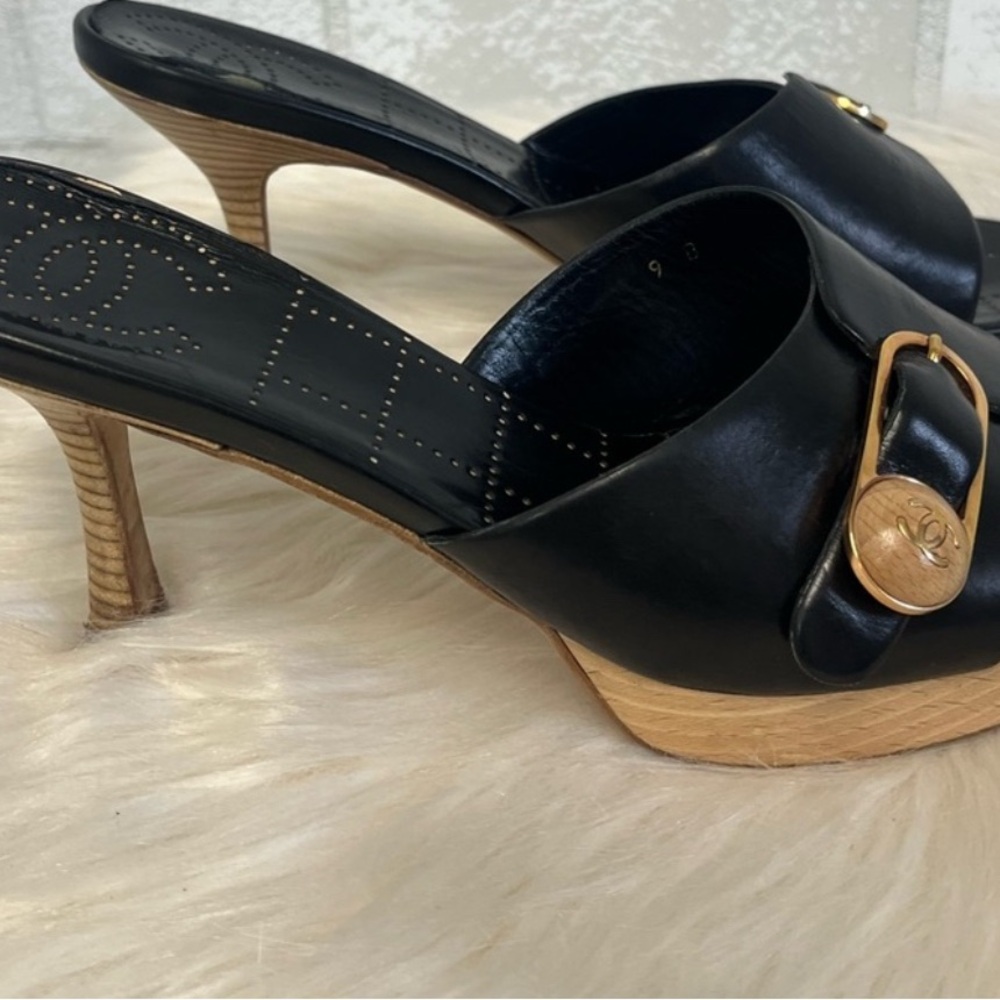 Chanel Vintage Mules Heels